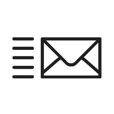 Send Email Icon Black | TheirStory.com.au